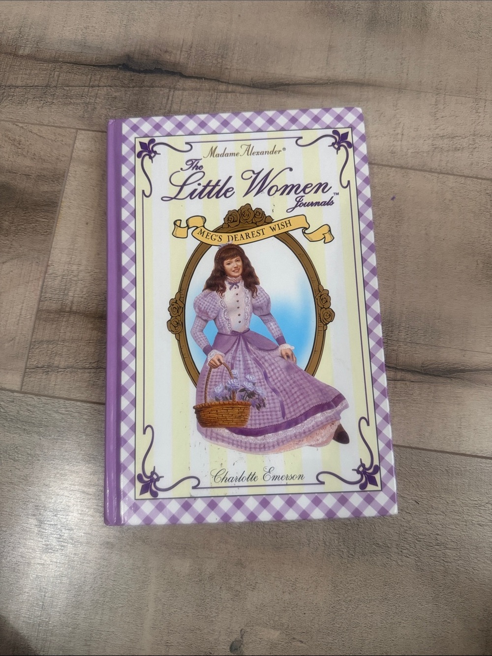 Madame Alexander Lavender and Cream Little Women Journal